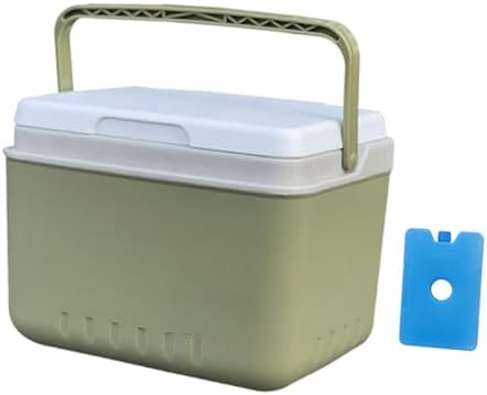 Gralara Insulated Ice Chest Box Portable Multifunctional Hard Organizer Camping Case for Groceries Travel BBQ Fishing Camping