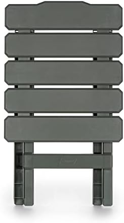 Camco Adirondack Quick-Folding Plastic Side Table, Sage, 2 Pack, 51880