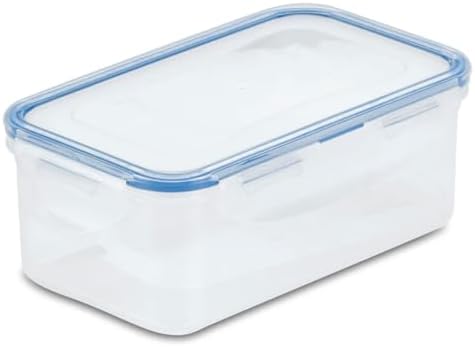 LOCK & LOCK Easy Essentials Food Storage lids/Airtight containers, BPA Free, Butter-25 oz, Clear