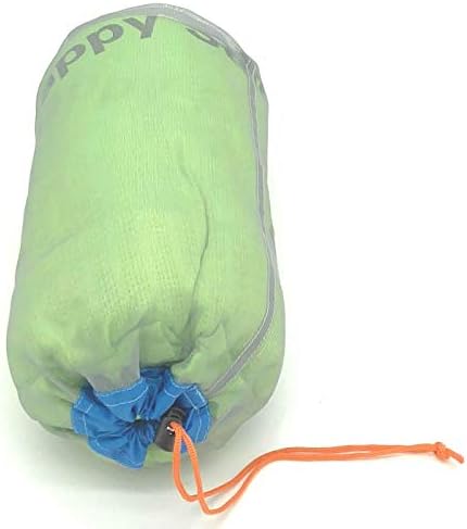 Alemon Mesh Stuff Sack, Drawstring Ditty Bags Storage Pouch Bag Stuff Sacks for Backpacking Travel Camping Hiking, Ultralight, Small to XXlarge Set of 5