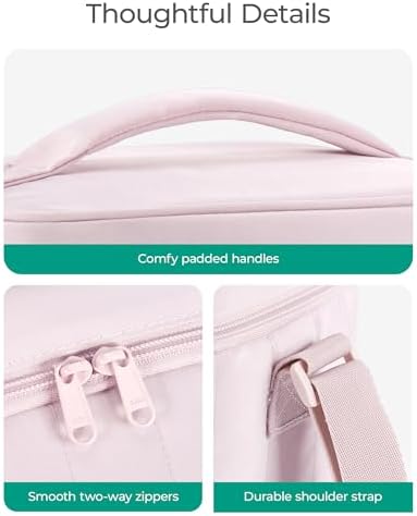 BAGSMART Lunch Box for Women, Insulated Lunch Bag Leakproof, Sage Green