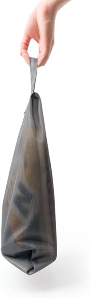 pack all Shoe Bag for Travel, Water-Resistant Shoe Pouch for Gym, Odor-Resistant Soccer Cleats Bag for Sport (Grey, 2-Pack)