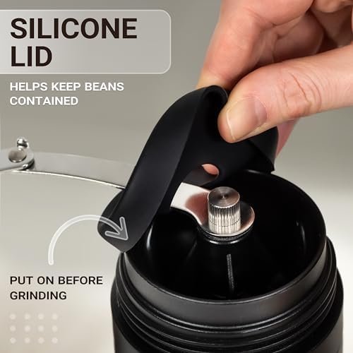 Manual Coffee Grinder for Camping and Travel, Portable Pour Over Brewer Kit
