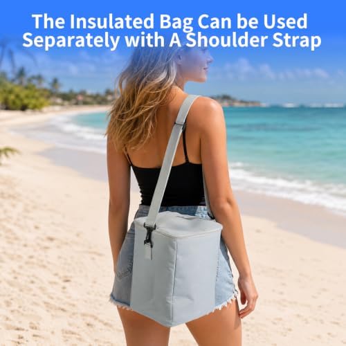 2-in-1 Cooler Organizer Insert Mesh Pouch for Bogg Bag Accessories