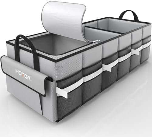 HOTOR Trunk Organizer - Car Organizer with Built-In Leakproof Car Cooler