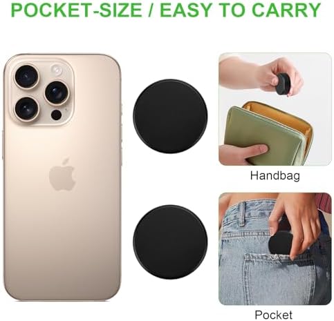 Mini Pill Case, 2Pack Aluminium Medication Organizer Containers for Purse Pocket, Travel Metal Vitamin Holder Box for Daily, Portable Waterproof Small Medicine Caddy for Camping, Working - Black