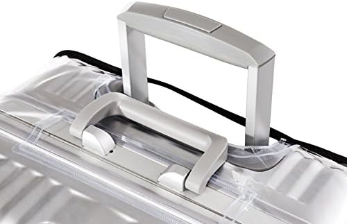 JenKin Luggage Protector Suitcase Cover PVC Waterproof Travel Suitcase Fits Most 20" to 30"(26" (16.9" L x 11.8" W x 26.8" H))