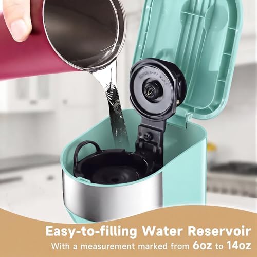 Single Serve Coffee Maker, Small K Pod&Ground Coffee Machine