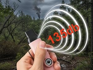 Emergency Survival Safety Whistle,Whistle for Kids with Lanyard,Compass,Thermometer,Ideal for Kayaking, Boating, Hiking, Camping, Climbing