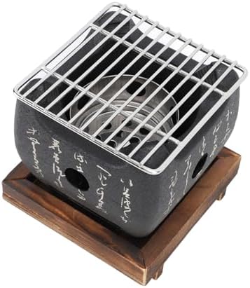 Portable Charcoal Grill, Japanese BBQ Stove with Even Heat