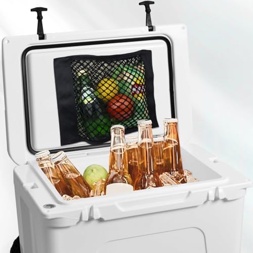 2PCS Cooler Net for Dry Storage, Fits Most Coolers, Compatible with Yeti, Coleman, Igloo, Lifetime, Pelican, Canyon, Strong & Elastic