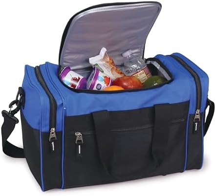 Insulated 25L Cooler Duffel Bag | Portable Camping Beach Travel Cooler | 30 Can Capacity, Multiple Pockets, Shoulder Strap