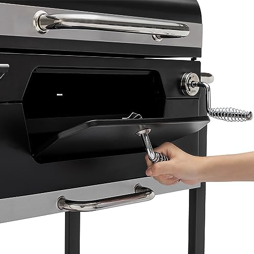 Royal Gourmet CD1824M 24-Inch Charcoal Grill, Folding Table, 490 Sq. In.