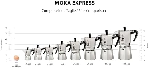 Bialetti 4942 Moka Express Espresso Maker, Makes 3 Cups, Red