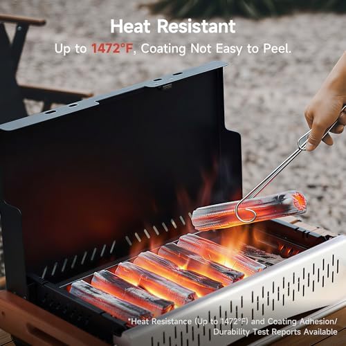 Portable BBQ Charcoal Grill, No Assembly Hibachi Grill for Camping