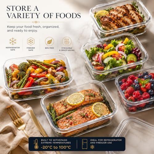 Micro Clear Tritan Food Storage Set, 6-Pack, 21 oz, BPA-Free, Made in Japan