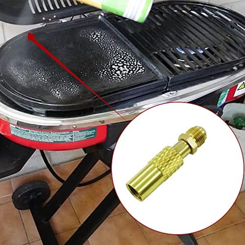 MENSI 3/8" Male Flare Converter Adapter for Coleman Roadtrip LXE Grill to Hook Up RV Propane Extension Hose Roadtrip Grill Series 9949 / 9949A and Some 9941, C001, 5010000743, 9942A5251