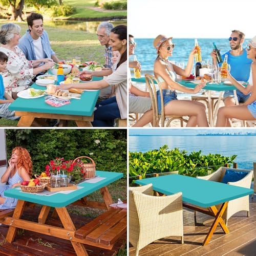homing Rectangle Table Cloth Cover 4 Foot Elastic Fitted Tablecloth