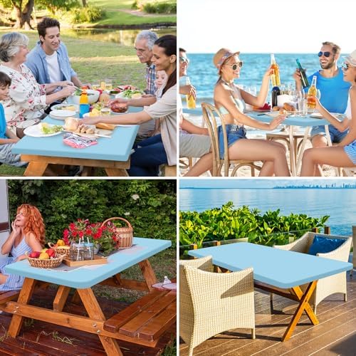homing Rectangle Table Cloth Cover 6 Foot Elastic Fitted Tablecloth
