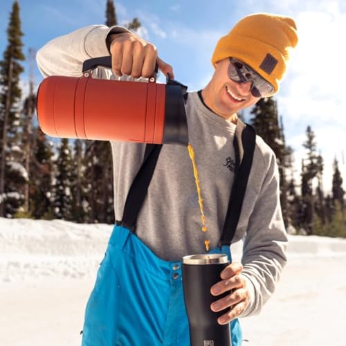 BruTrek by Planetary Design | BaseCamp French Press | 48 fl.oz - RedRock