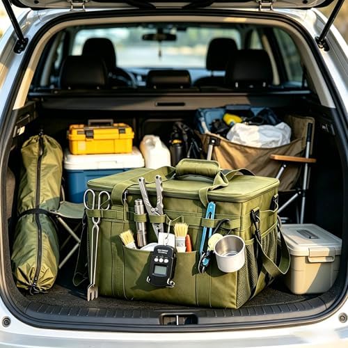 40L Waterproof 600D Camping Storage Bag Modular Organizer Outdoor Gear Kitchen Carry Case
