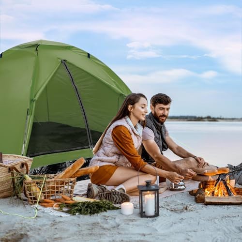 Wingedsteed 2 Person Camping Tent Waterproof Portable Dome Tent for Hiking Backpacking, Easy Setup with Rainfly and Carry Bag