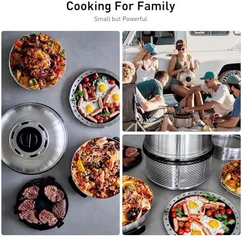 COBB Portable Tabletop Charcoal Grill Stainless Steel Smokeless