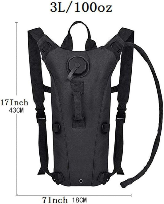 ATBP Tactical Water Hydration Pack Military 3L Water Bladder Carrier Backpack Leakproof for Running Jogging Cycling Hiking
