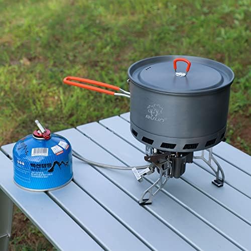 Bulin Camping Pot,2.1L High Efficiency Backpacking Camping Cooking Set