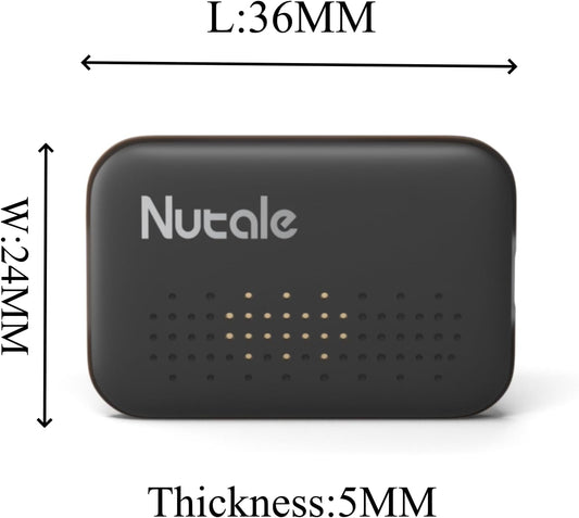 Key Finder Locator with Sound, Bluetooth Remote Finders Locator 6-Pack with 80dB, Wallet Tracker and Item Locators Beeper Tags for Finding Keys, TV Remote, Wallet, Bag, Replaceable Battery