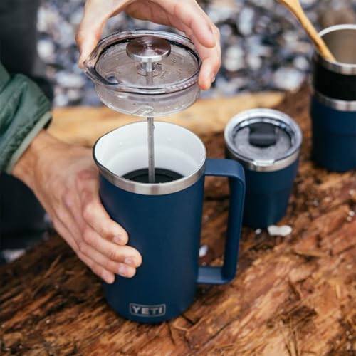YETI Rambler 64 oz. French Press Coffee Maker, Rescue Red