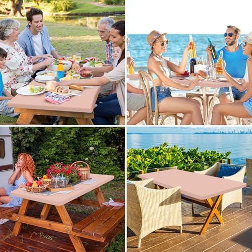 homing Rectangle Table Cloth Cover 4 Foot Elastic Fitted Tablecloth