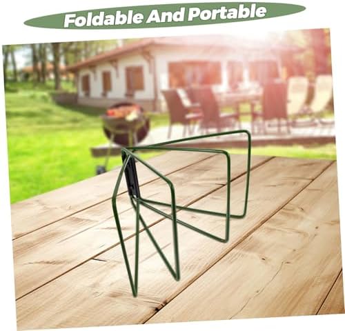Foldable Stainless Steel Cooler Stand, Portable Camping Box Base for Picnic