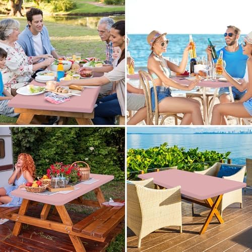homing Rectangle Table Cloth Cover 4 Foot Elastic Fitted Tablecloth