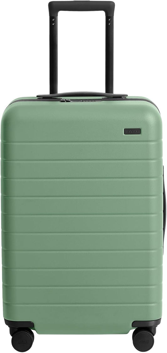 Away Bigger Carry-On Luggage, Lightweight Hardside Large Suitcase with Spinner Wheels, TSA Lock, Airline Approved, Sea Green