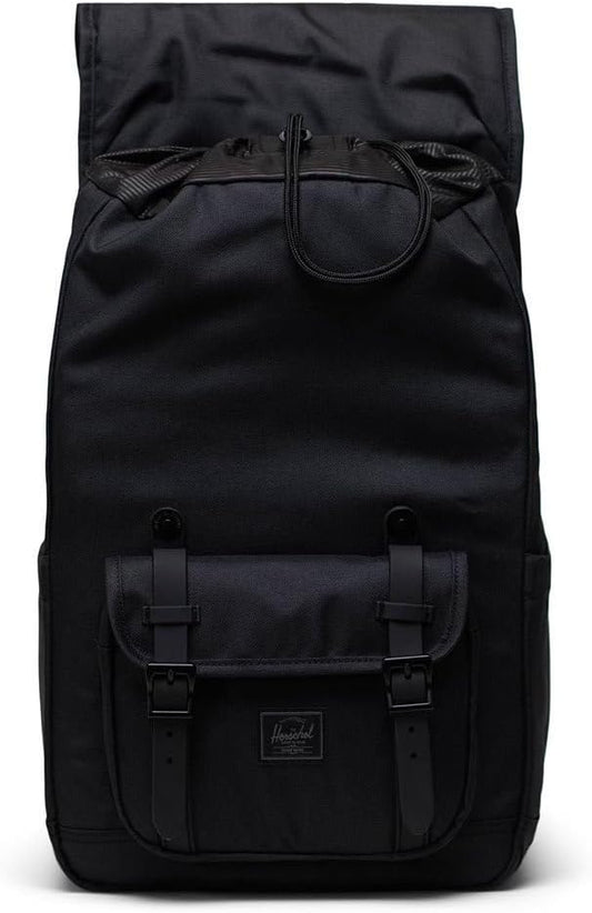 Herschel Supply Co. Little America Mid, Black Tonal, One Size