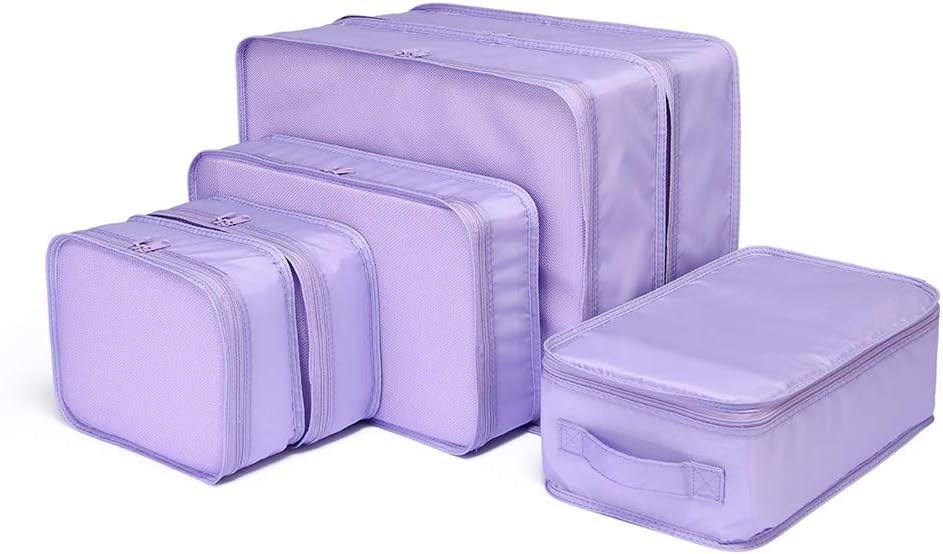 JJ POWER Travel Packing Cubes, Luggage Organizers with Shoe Bag