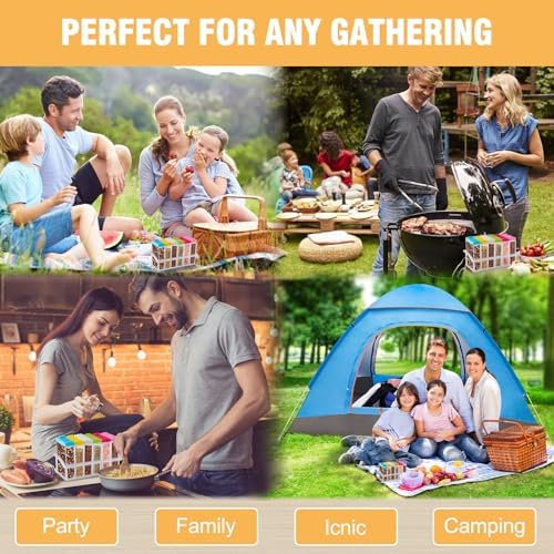 Spice Shaker, 6 Pcs Seasoning Rack Spice Pots Storage Container