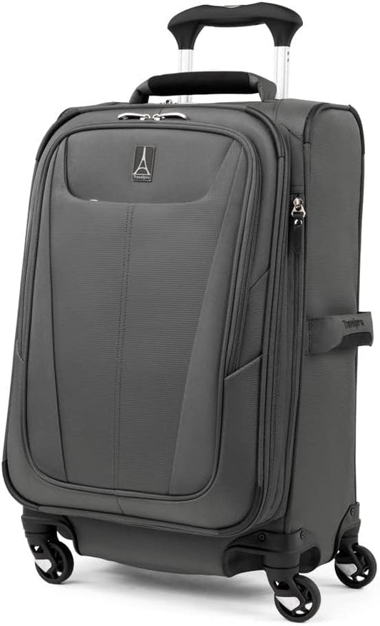 Travelpro Maxlite 5 Softside Expandable 2-Piece Luggage Set — Carry-On and Large Checked Luggage — Shadow Grey
