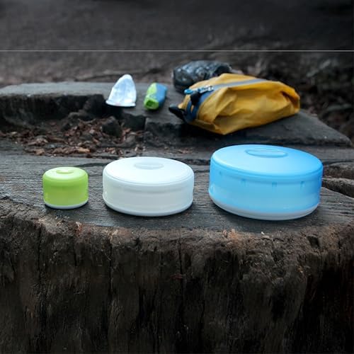 humangear GoTubb – Storage Containers for Snacks, Small Essentials and Travel Gear, Made from Food-Safe Materials, Clear/Aqua/Teal, Small (3-pack)