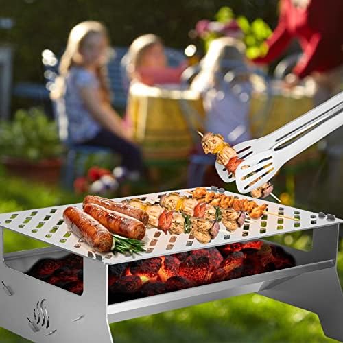 Onlyfire Portable Charcoal Grill, Heavy Duty Stainless Steel