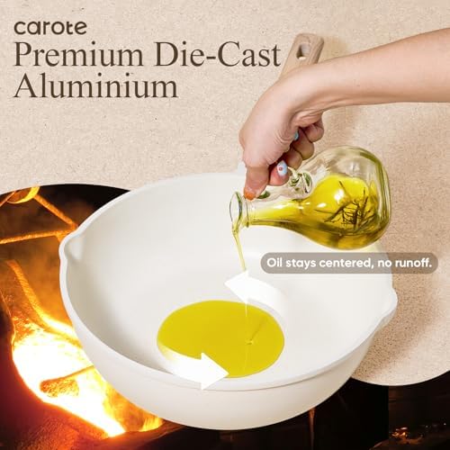CAROTE Pots and Pans Set, Nonstick Cookware Sets, 20pcs