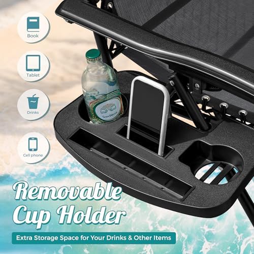 Homall Zero Gravity Chair Patio Folding Lawn Lounge Chairs