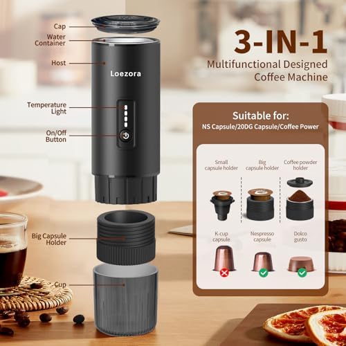 Portable Espresso Machine, 20Bar