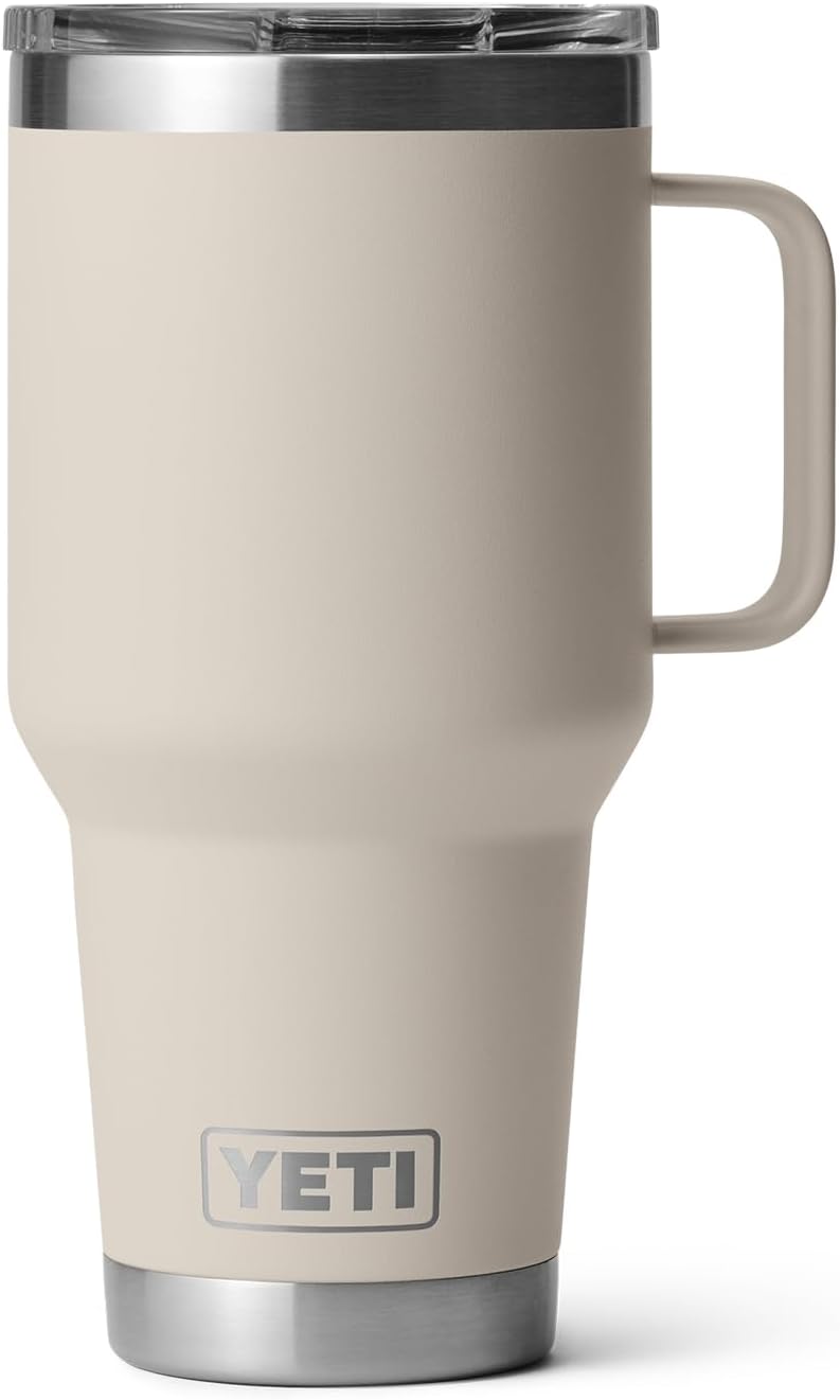 YETI Rambler 30 oz Travel Mug, Stainless Steel, Vacuum Insulated with Stronghold Lid