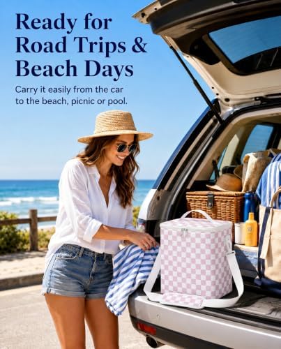 Insulated Cooler Organizer Insert Compatible with XL Bogg Bag,2-in-1 Dry-Wet Separate Tote Insert Leakproof Cooler&Mesh Storage Bag,Bogg Bag Accessories for Beach,Camping