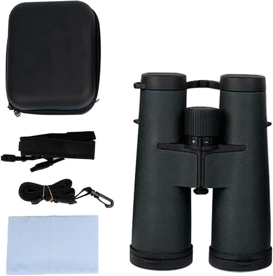 8x42ED Compact Binoculars for Adults – High-Powered BAK4 Prisms, Diamond White Coating, Waterproof & Fogproof, Rubber Armored – Ideal for Bird Watching, Hunting, Travel, Outdoor Sports