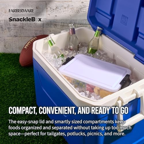 Farberware Snacklebox 7.8 x 12.7 Inch Cutting Board with Lid