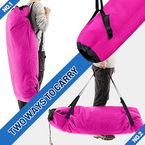 48" Large Camping Chair Bag Replacement, Folding Chairs Bag, Rose Red