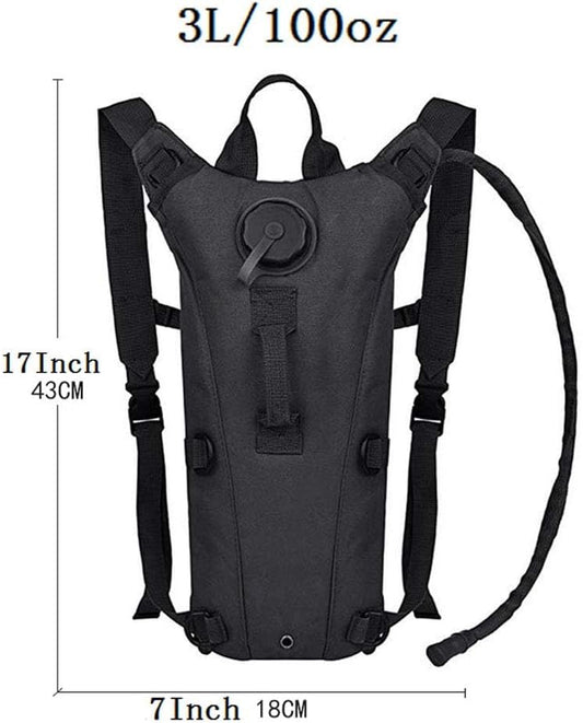ATBP Running Hydration Vest Pack Tactical 3L Water Bladder Backpack Bag for Cycling Marathon Hiking Daypack Men & Women